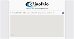 Desktop Screenshot of cairofrio.com.br